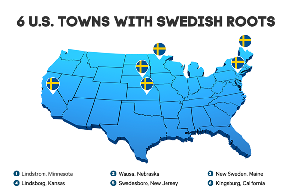 Six U.S. Towns with Swedish Roots