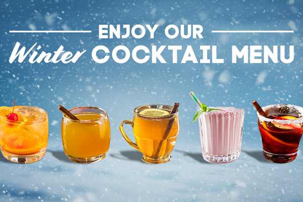Enjoy our Winter Cocktail Menu